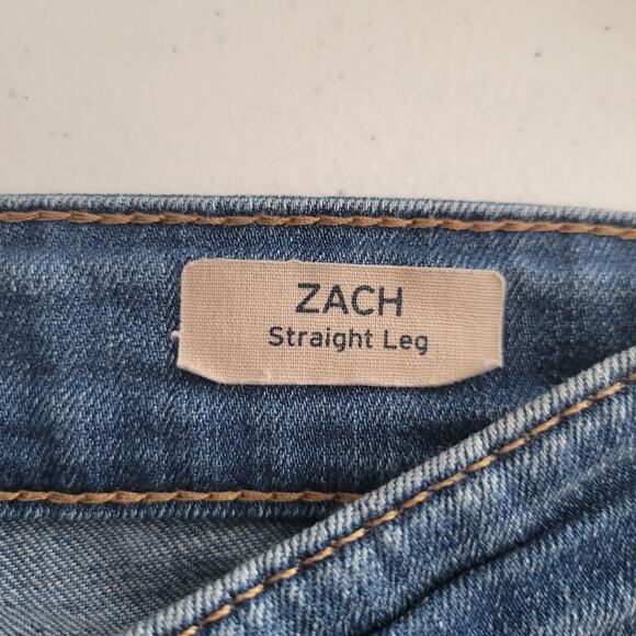 Mavi Jeans Womens Sz 18 Zach Straight Leg Medium Wash Blue - Picture 3 of 5